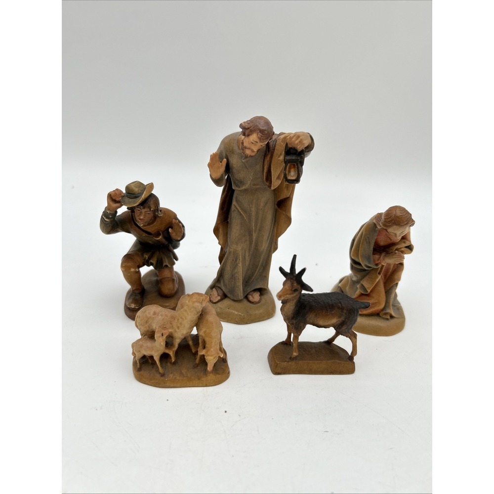 Vintage 8 Piece Fontanini Depose Italy Nativity Set 5 Pieces